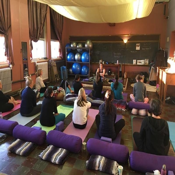 In your studio yoga teaching