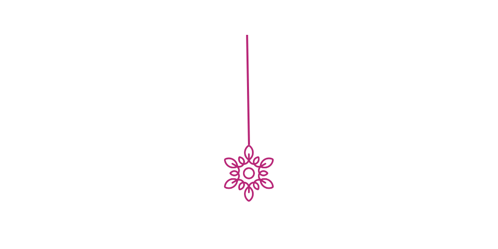 magenta yoga flower