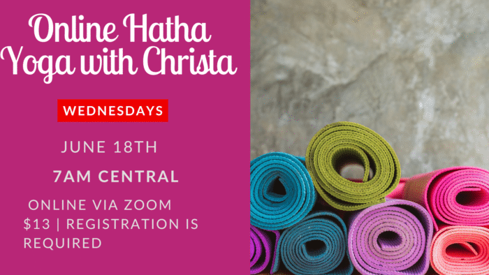Online Hatha Yoga with Christa